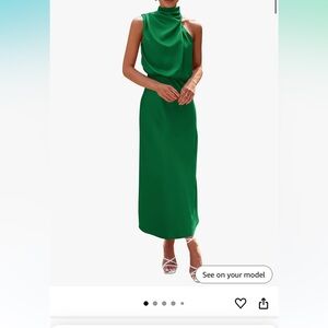 PRETTYGARDEN Green Pencil Dress for Cocktail Nights